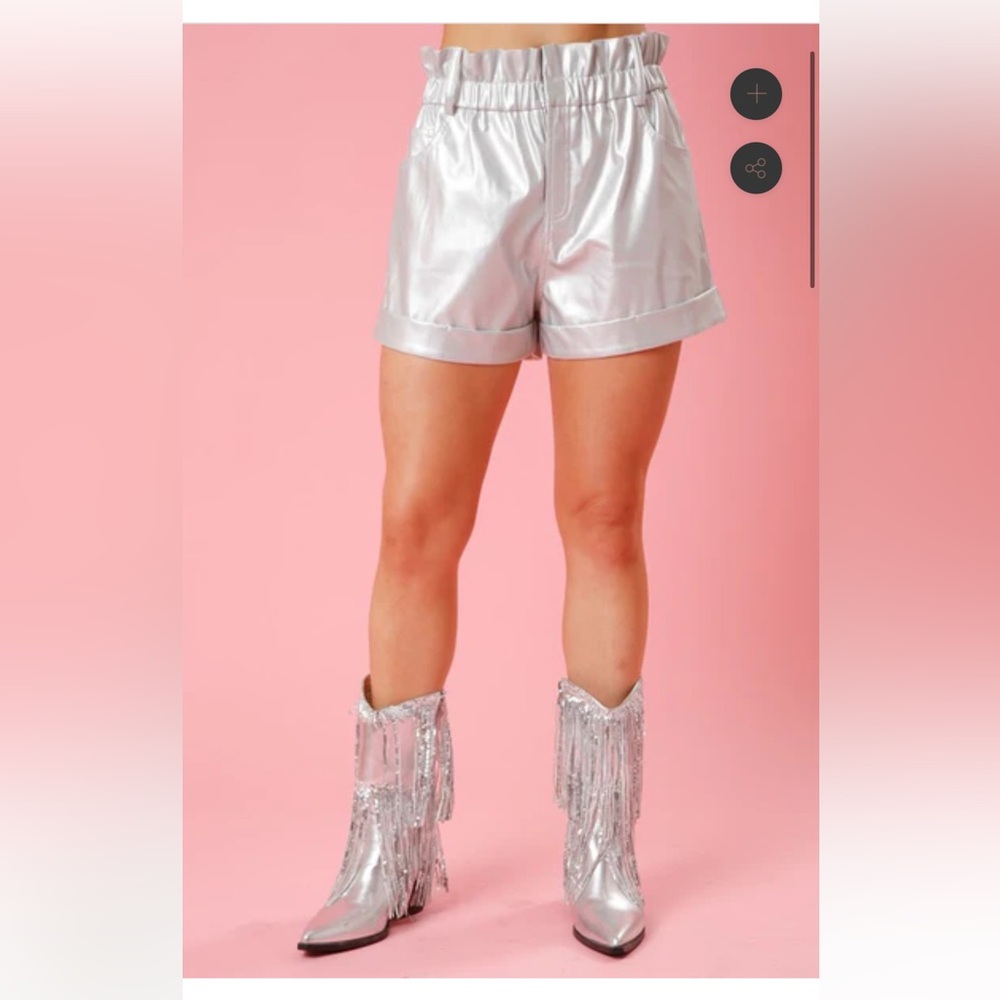 Y2K Fantastic Fawn Silver Fringe Ankle Boots